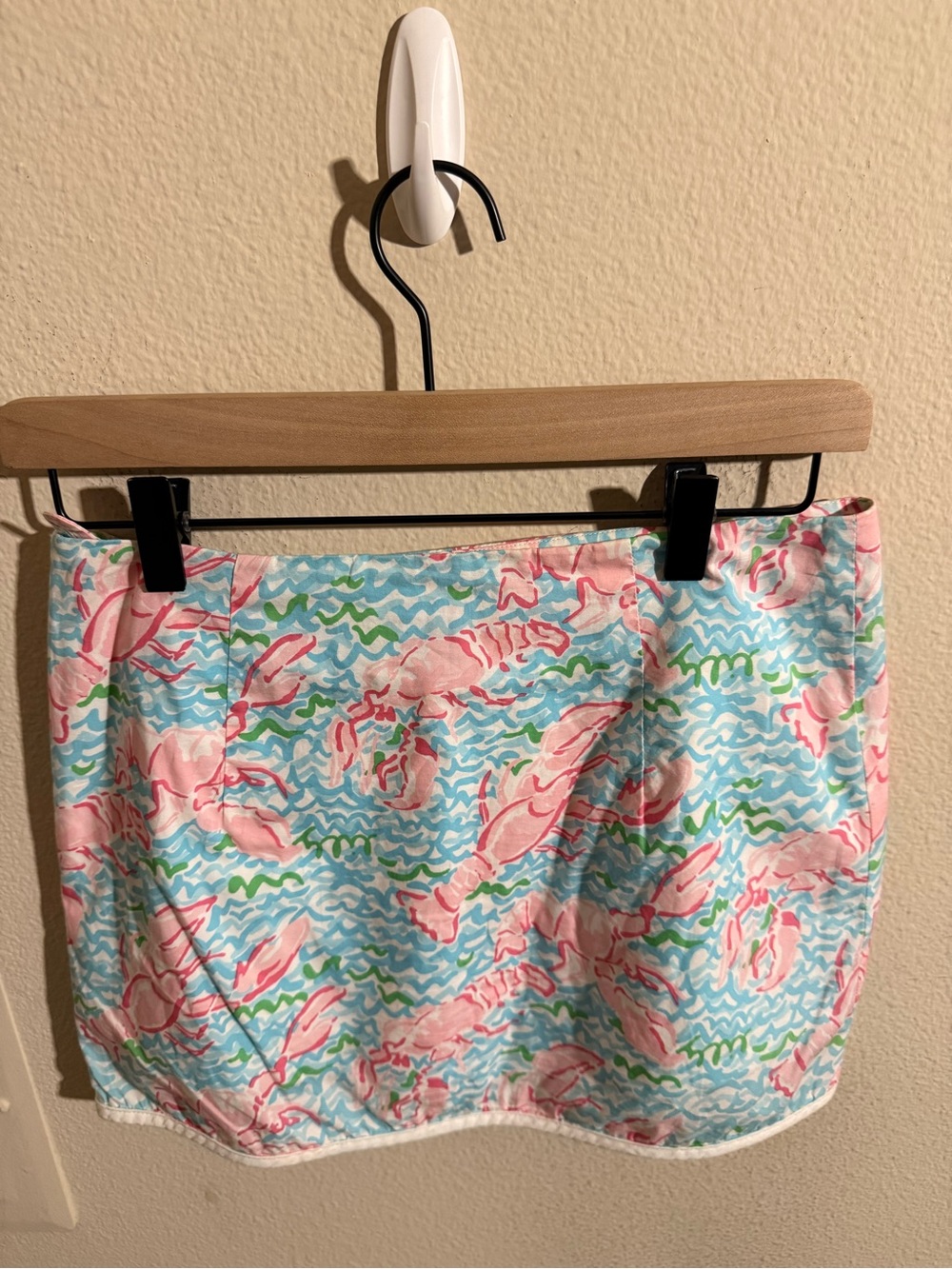 Lilly Pulitzer Lobster Print Mini Skort Size 00 - XXS - Preppy Coastal - Picture 2 of 7